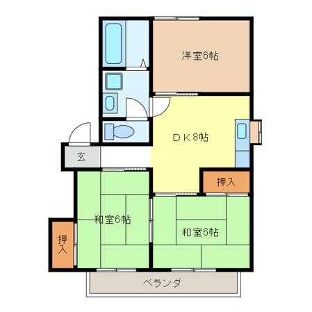 サントピア新栄の物件間取画像